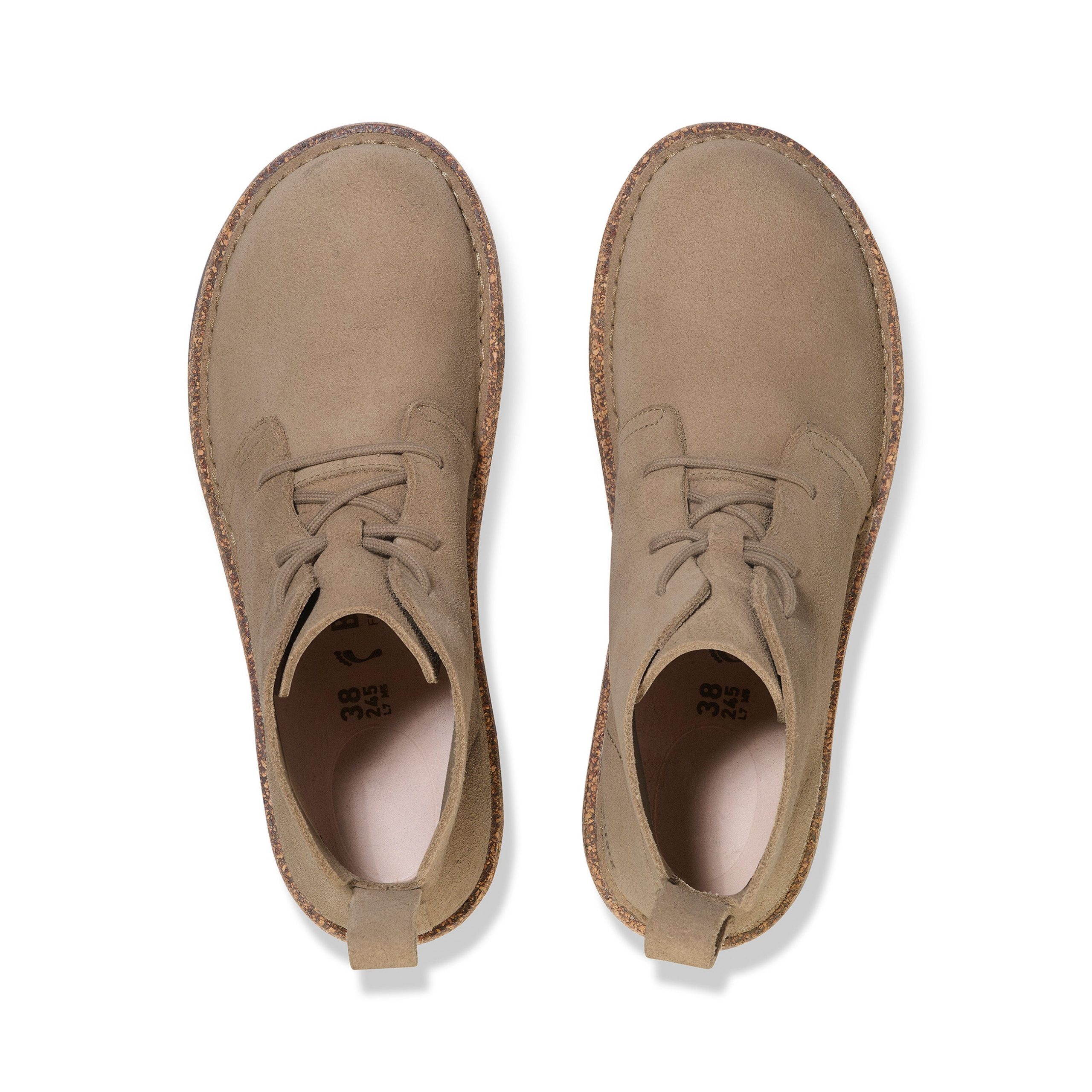 Uppsala Mid Taupe Suede Leather - Image 3