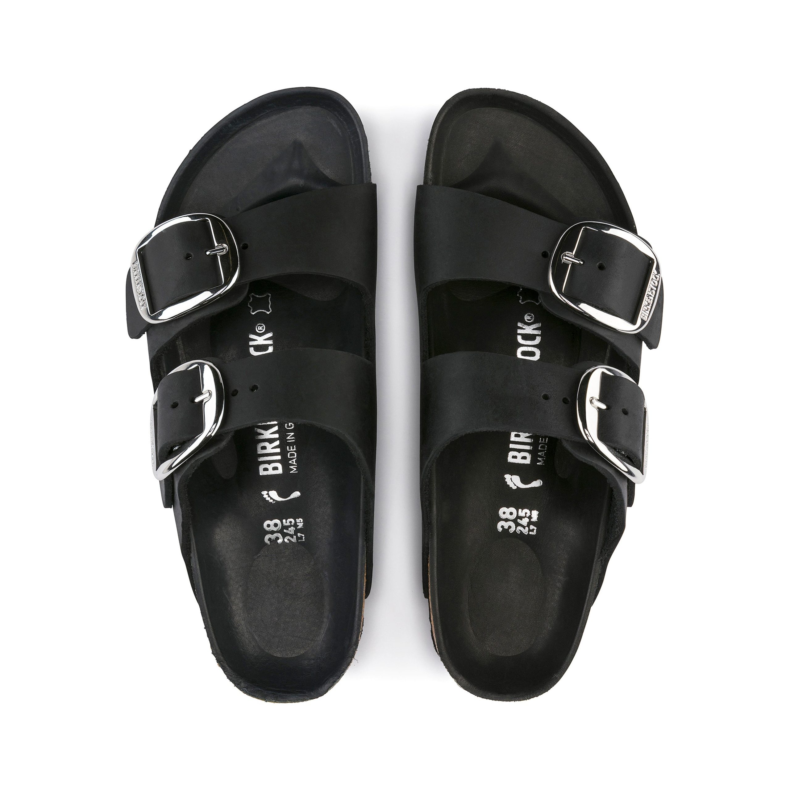 Arizona Big Buckle Black Oiled Leather - Image 3