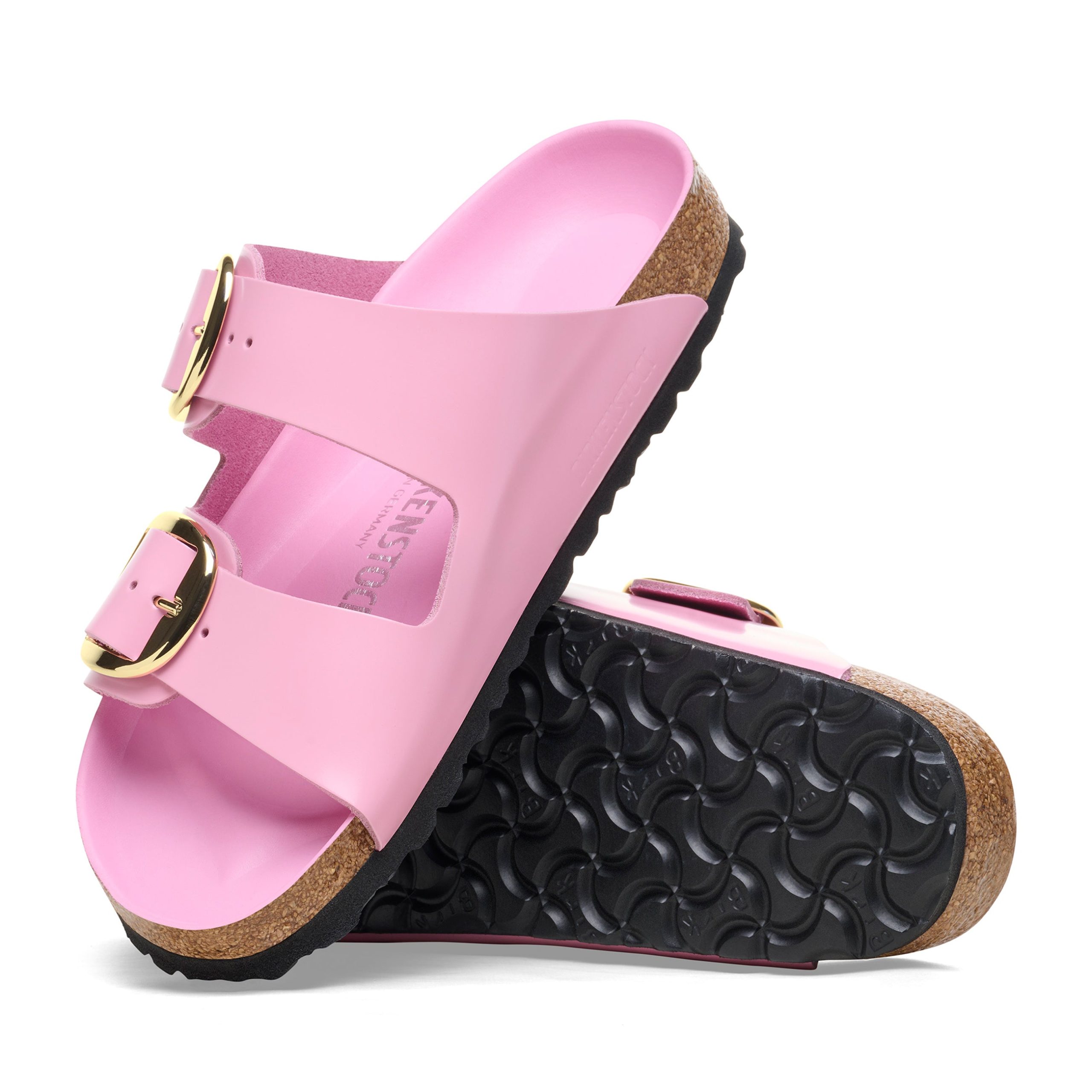 Arizona Big Buckle High Shine Fondant Pink Natural Leather Patent - Image 4