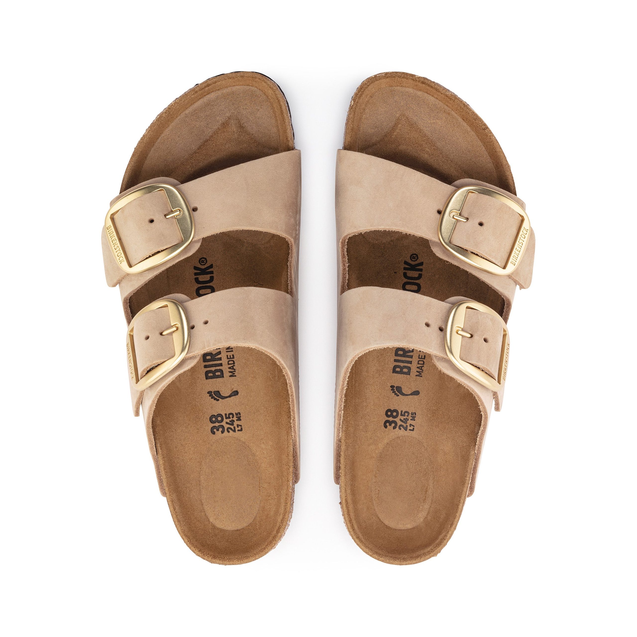 Arizona Big Buckle Sandcastle Nubuck Leather - Image 3