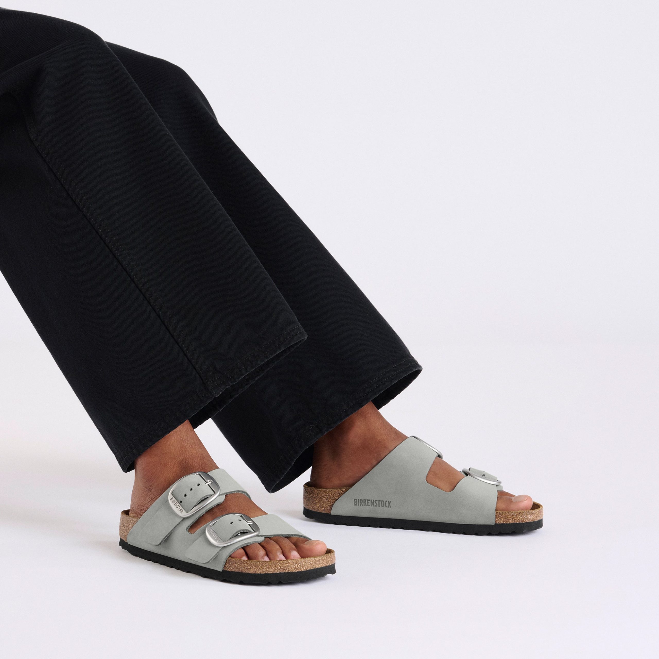 Arizona Big Buckle Pure Sage Nubuck Leather - Image 4