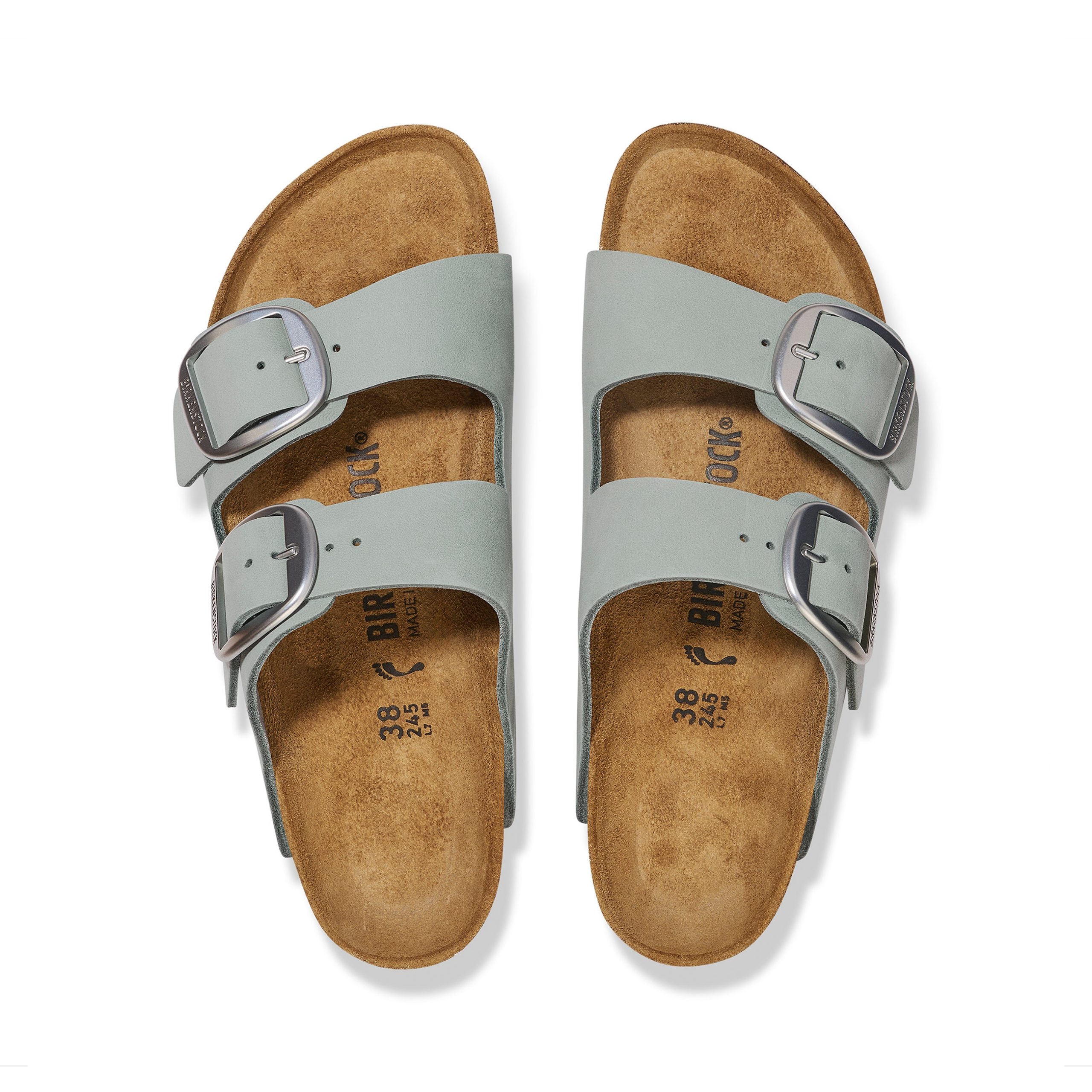 Arizona Big Buckle Pure Sage Nubuck Leather - Image 3