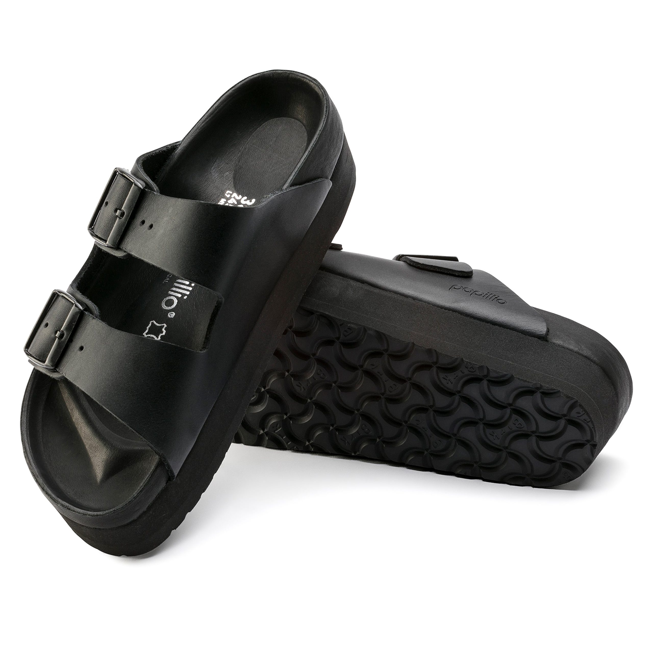 Arizona Exquisite Platform Black Natural Leather - Image 4