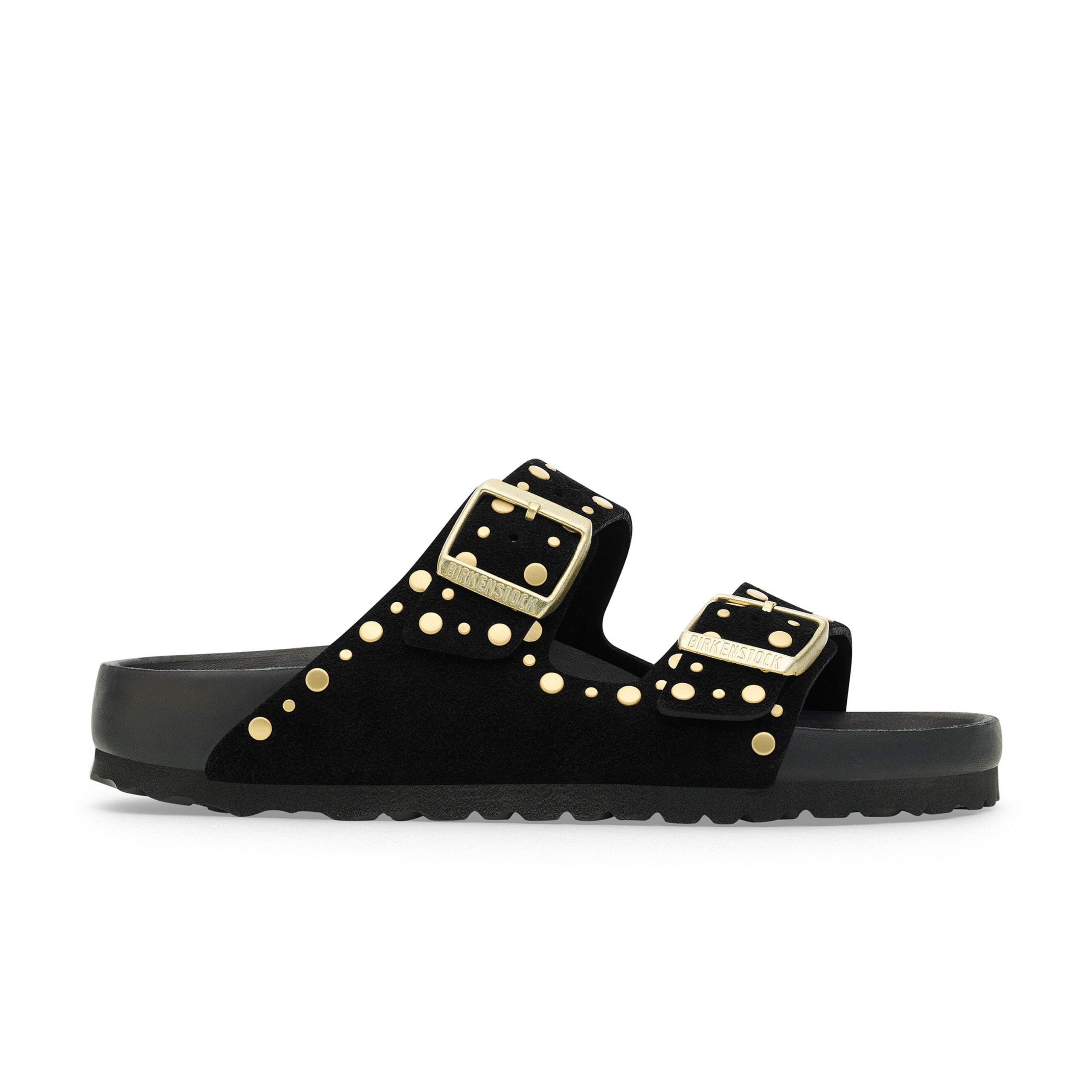 Arizona Exquisite Rivets Black Suede Leather - Image 2