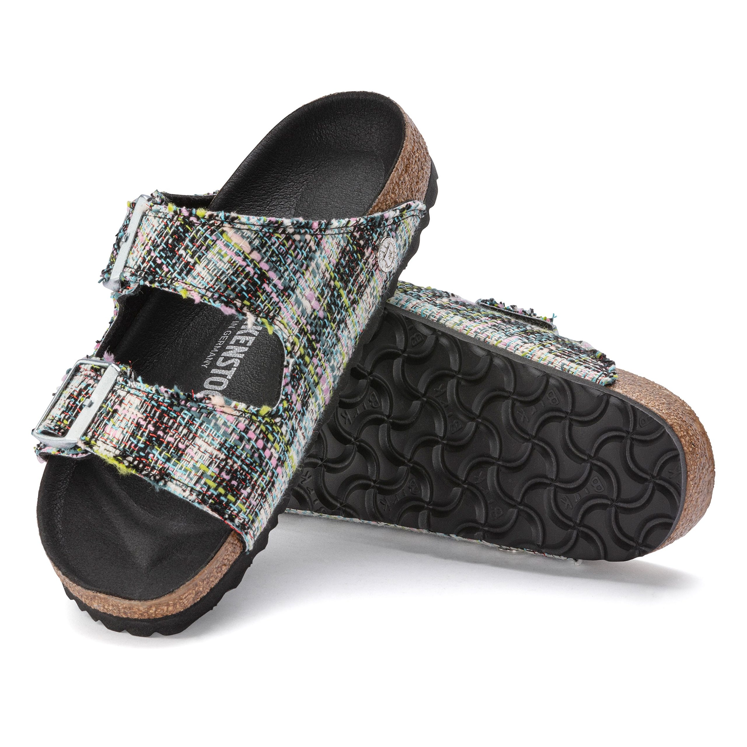 Arizona Vegan Rivet Logo Festive Weave Green Synthetic/Textile - Image 4