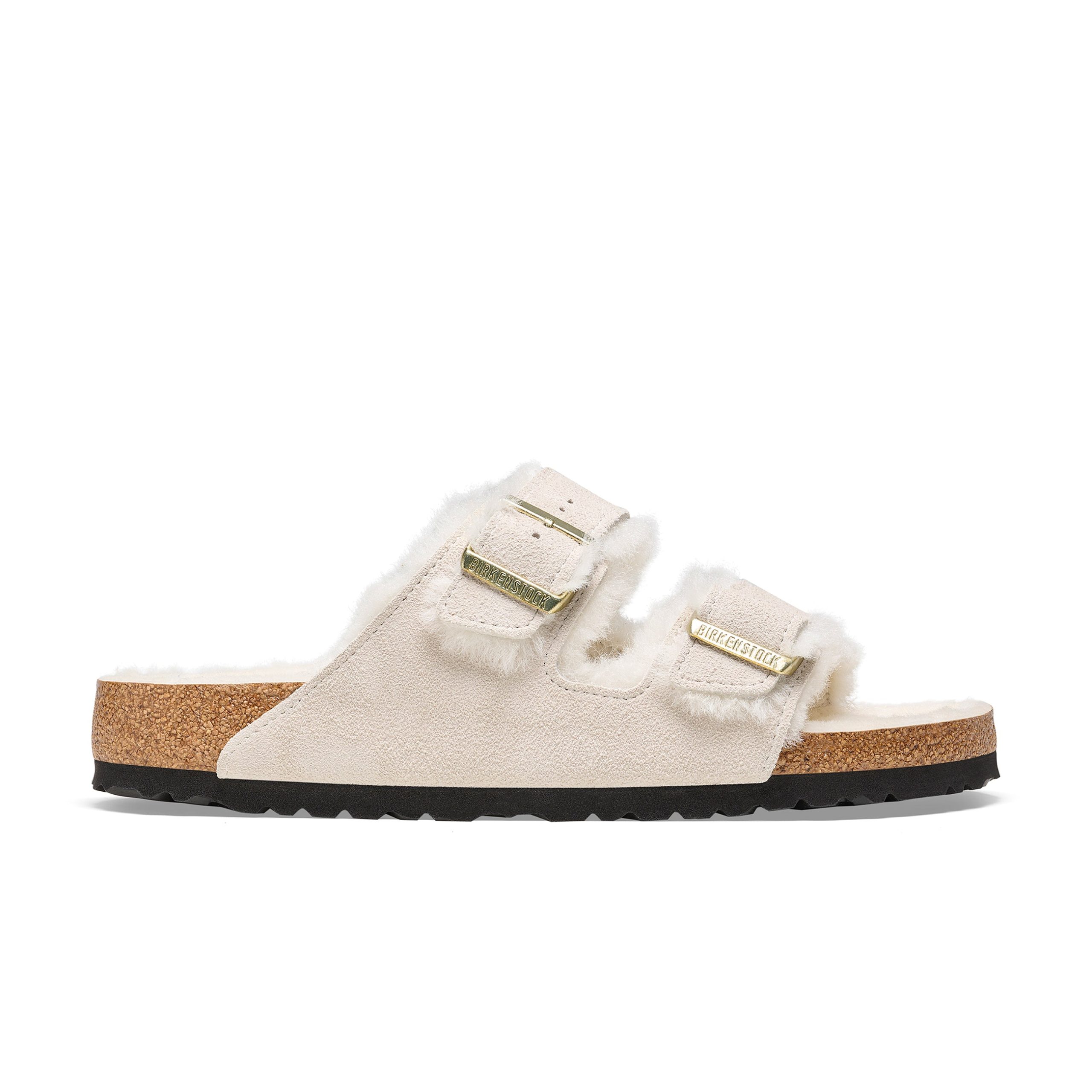Arizona Shearling Suede Leather/Shearling Antique White - Image 2