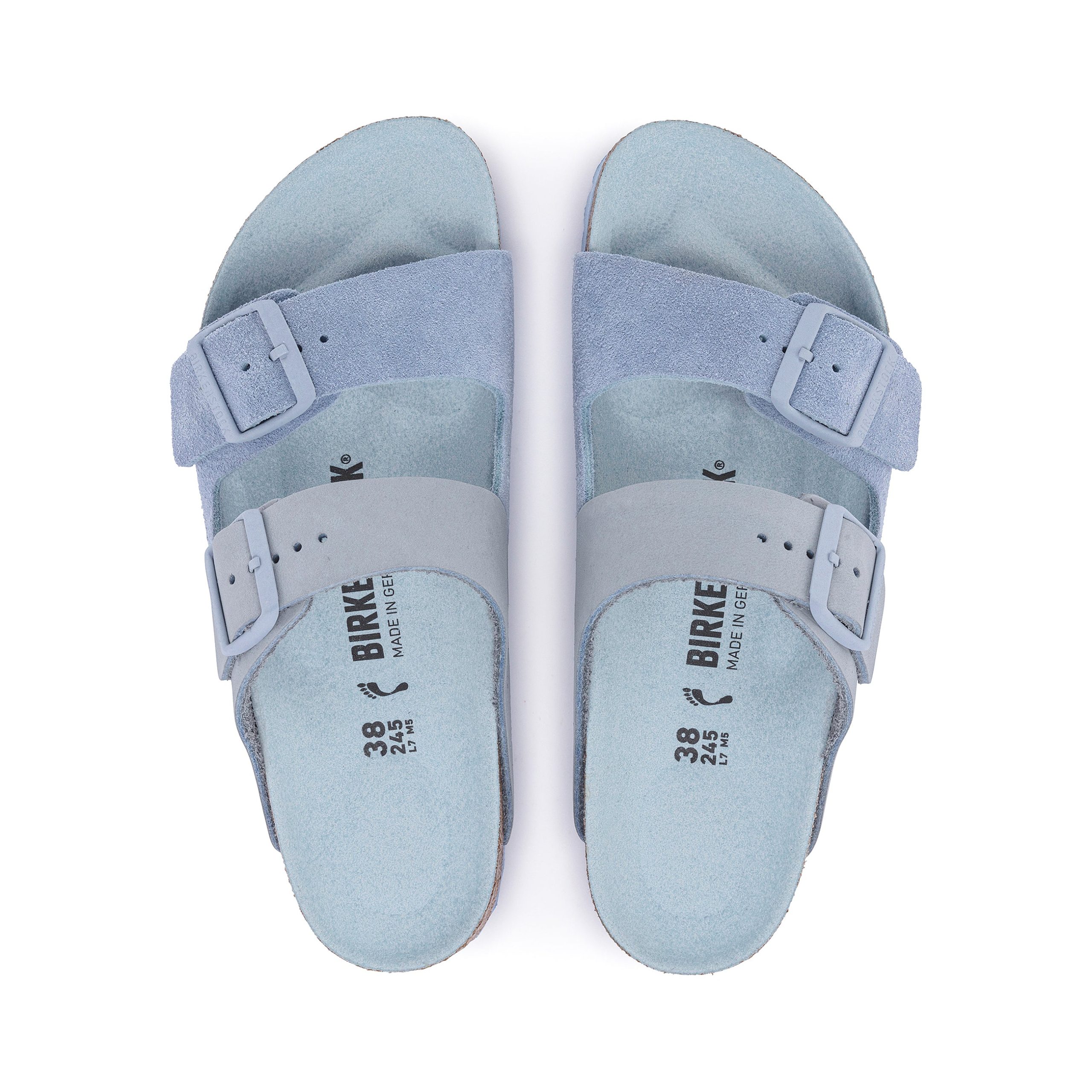 Arizona Split Dusty Blue Nubuck/Suede Leather - Image 3