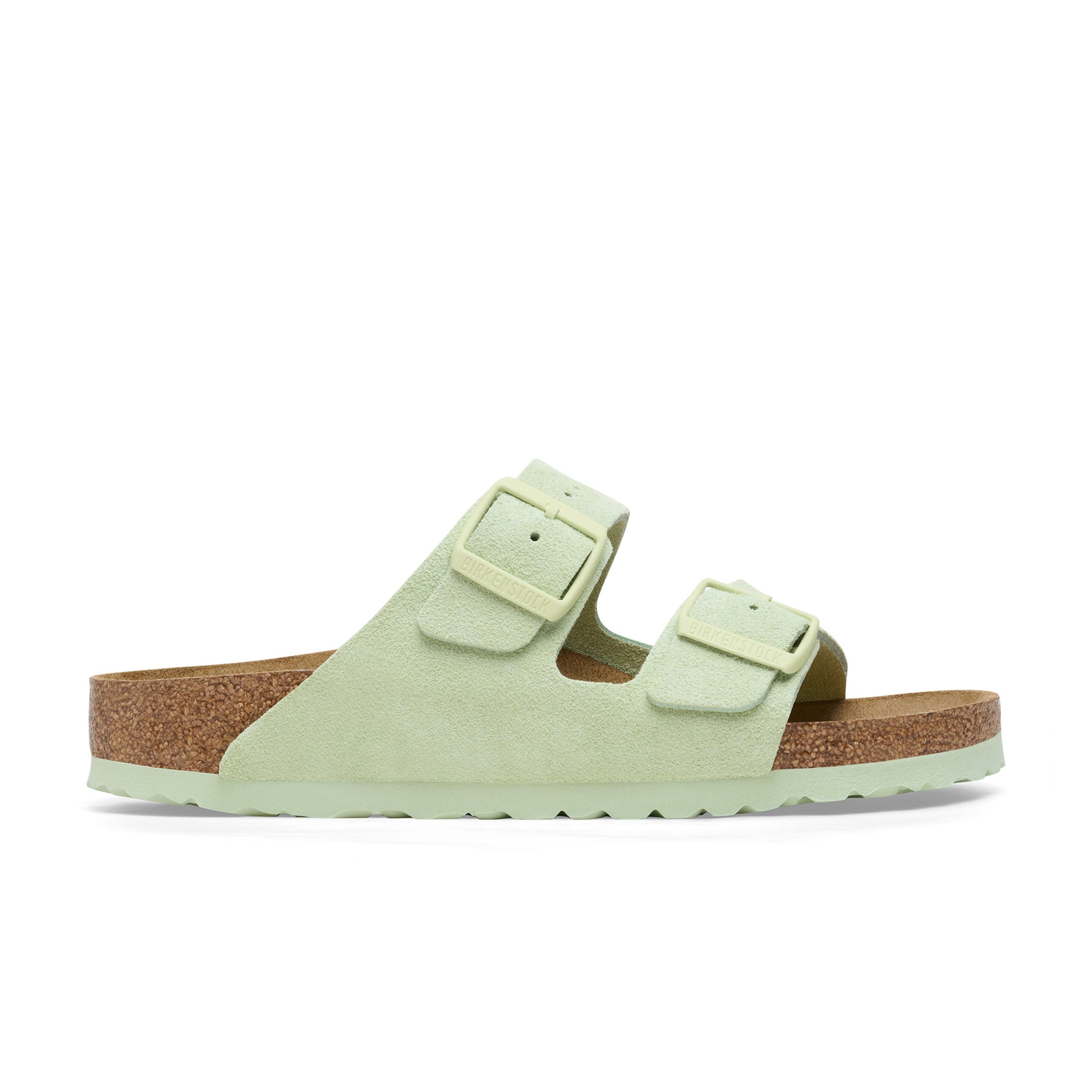 Arizona Faded Lime Suede Leather - Image 2
