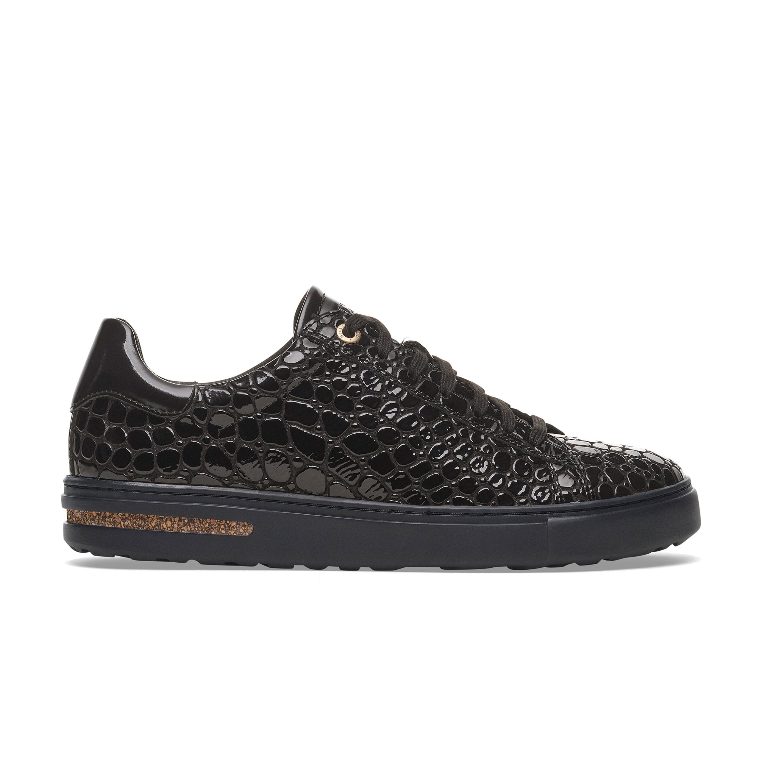 Bend Low Shiny Croc Black Embossed Patent Leather - Image 2
