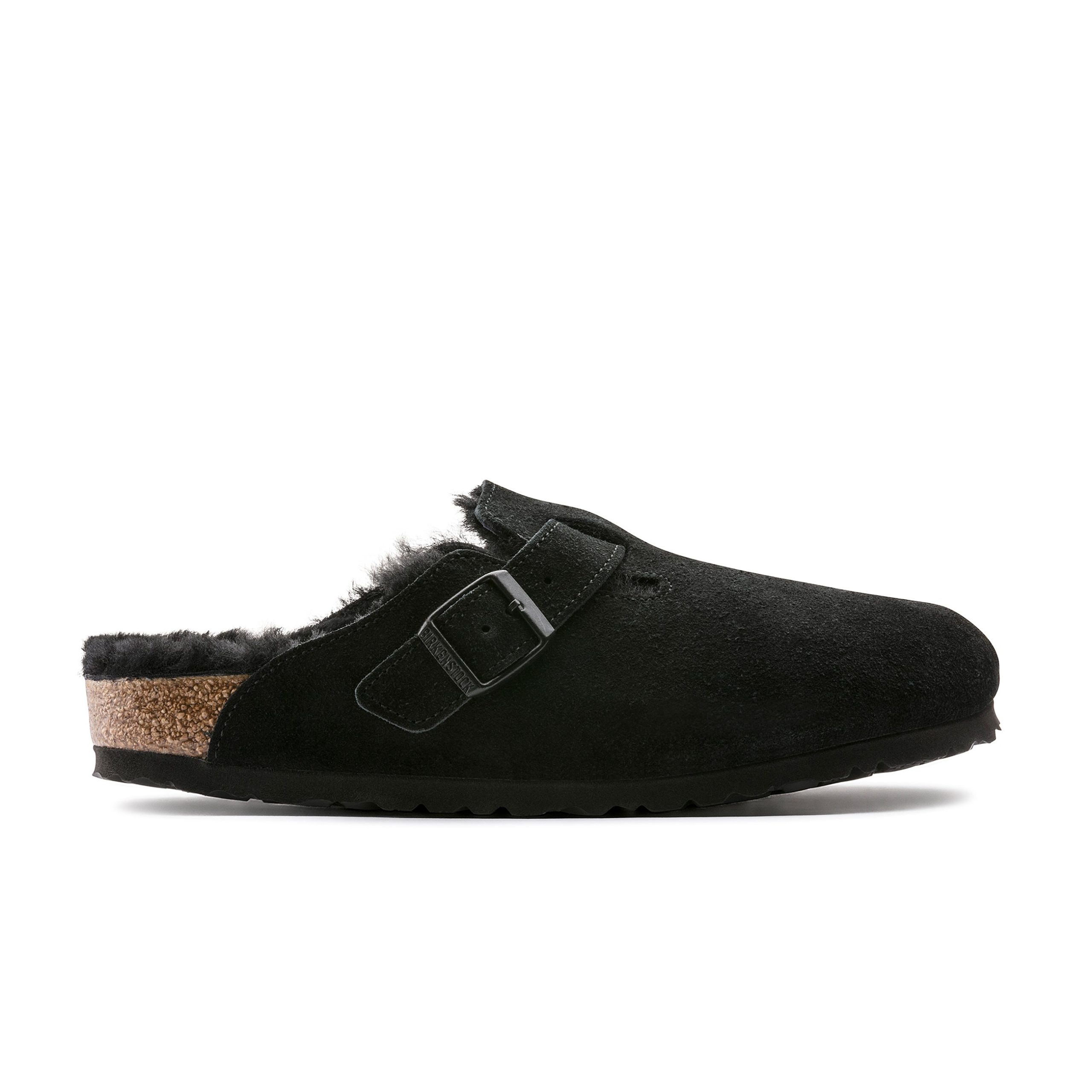 Boston Shearling Black Suede Leather/Shearling - Image 2