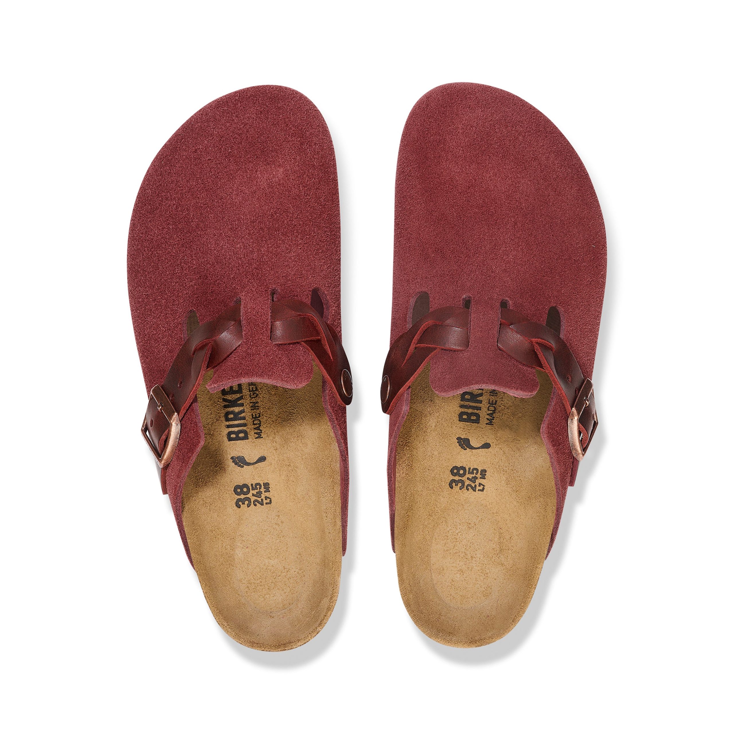 Boston Braided Zinfandel Suede Leather - Image 3