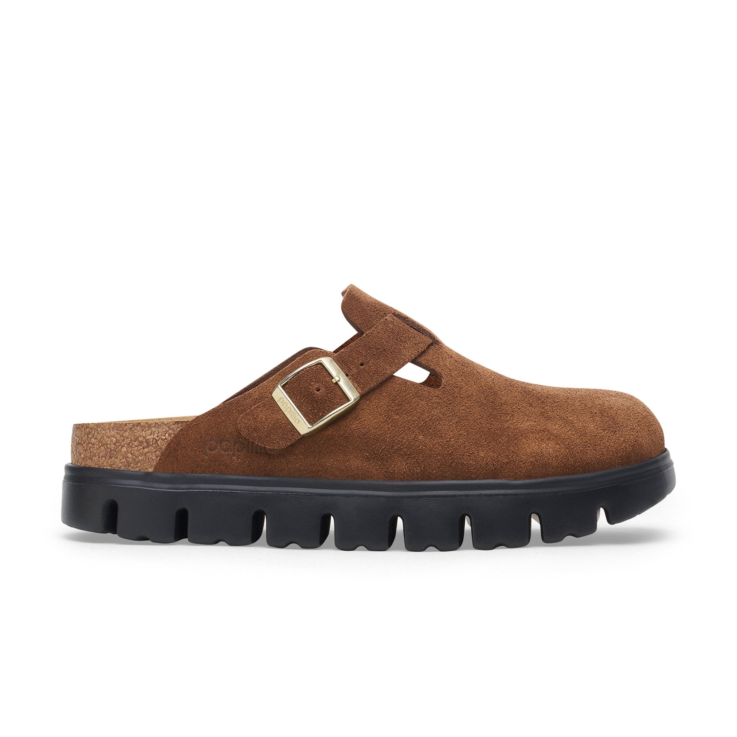 Boston Chunky Dark Tea Suede Leather - Image 2