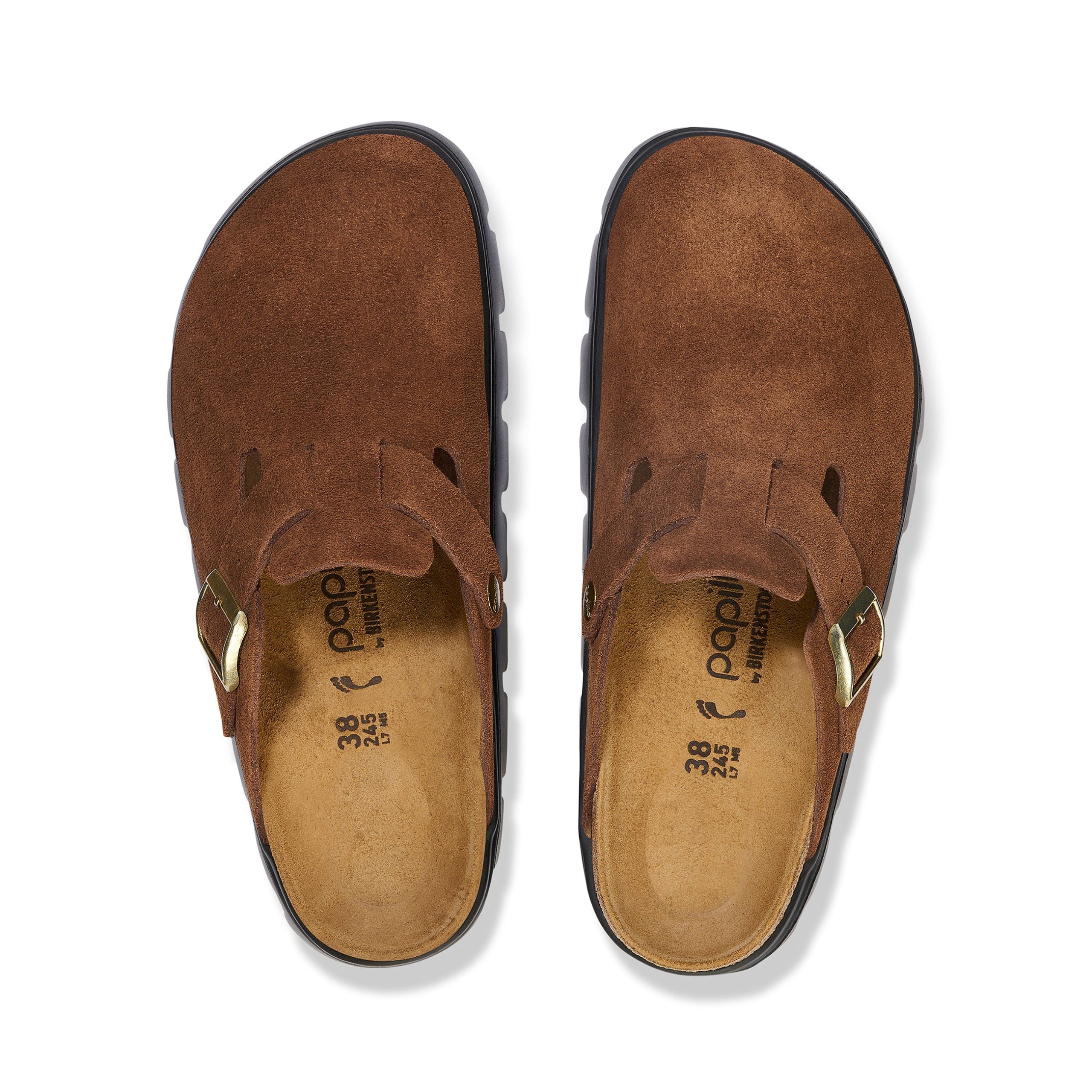 Boston Chunky Dark Tea Suede Leather - Image 3