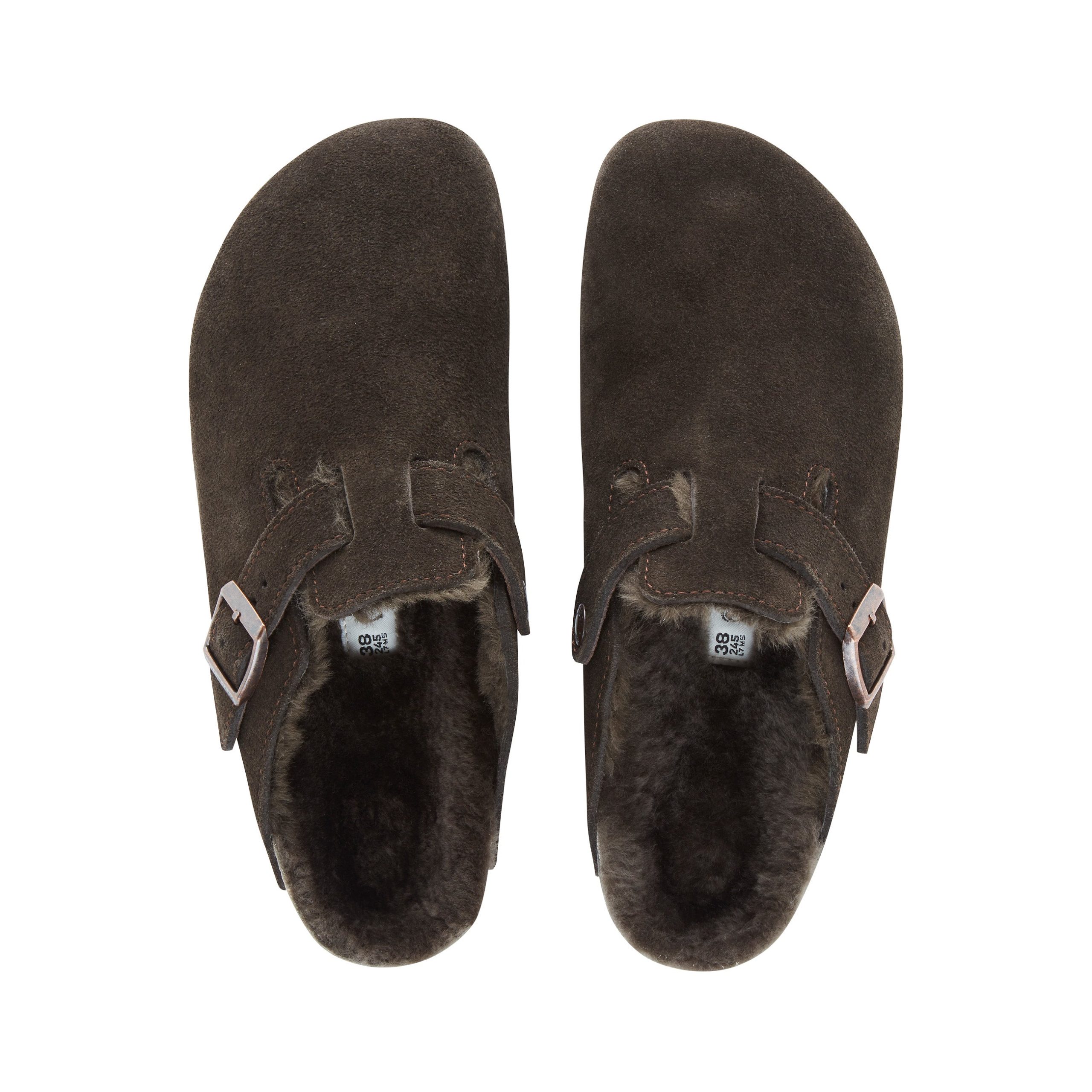 Boston Mocca Suede Leather/Shearling - Image 3