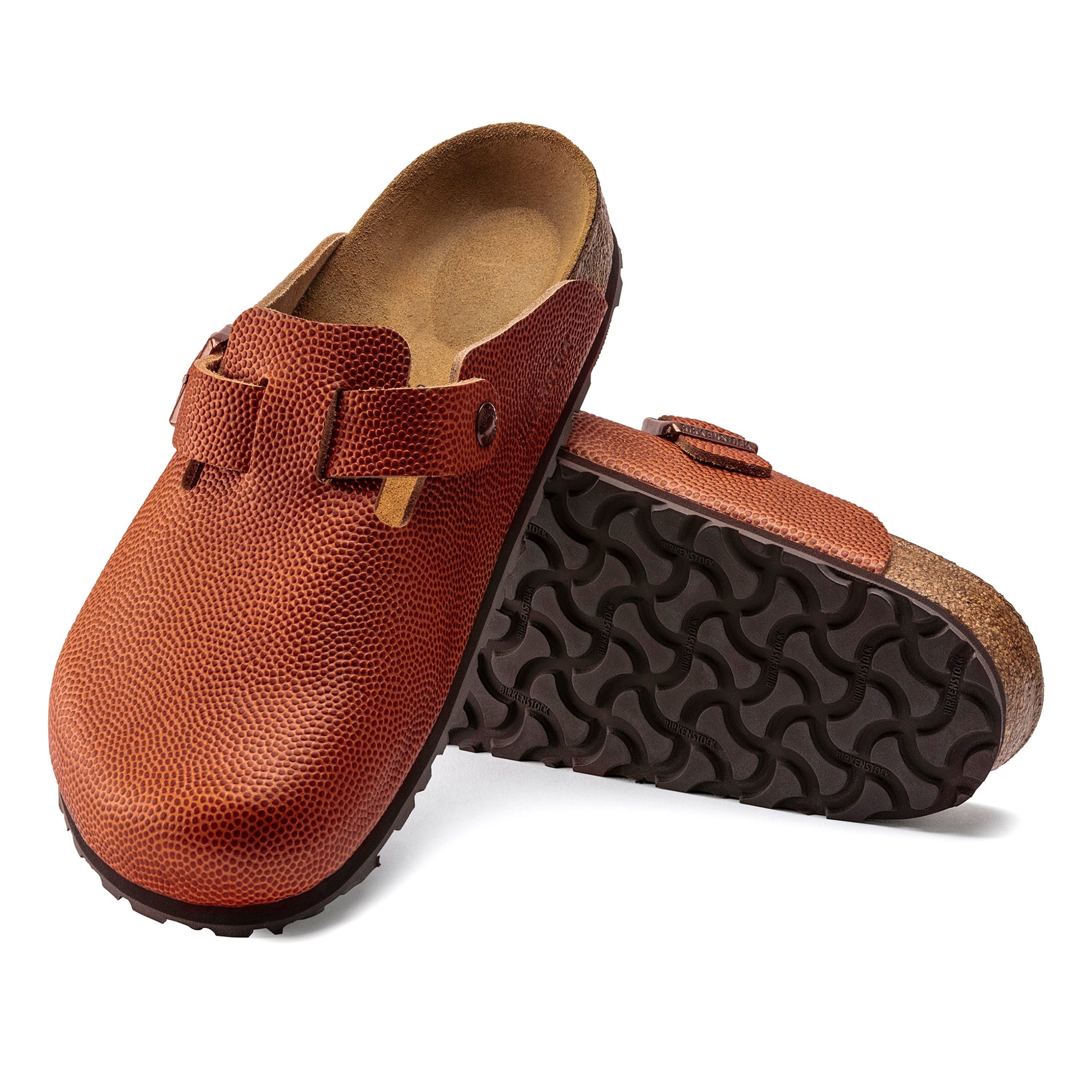 Boston Ginger Brown Embossed Natural Leather - Image 4