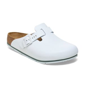 Boston Pro White PU Coated Natural Leather