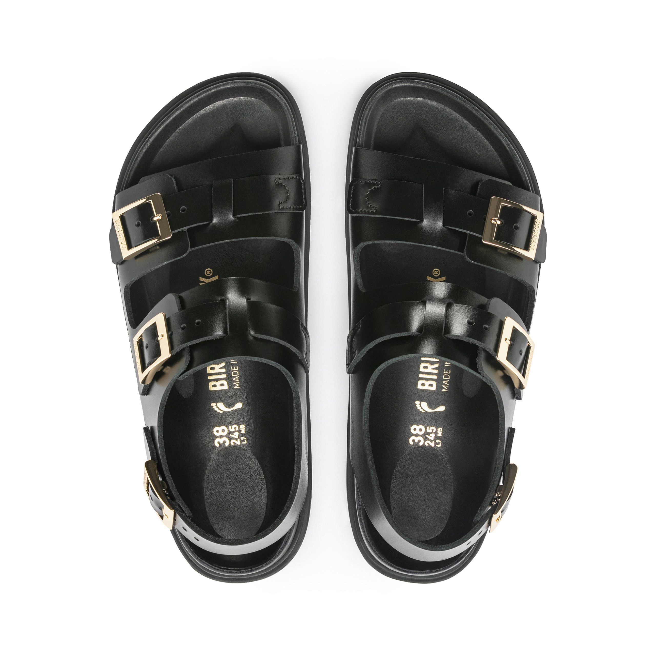 Cannes Black Natural Leather - Image 3