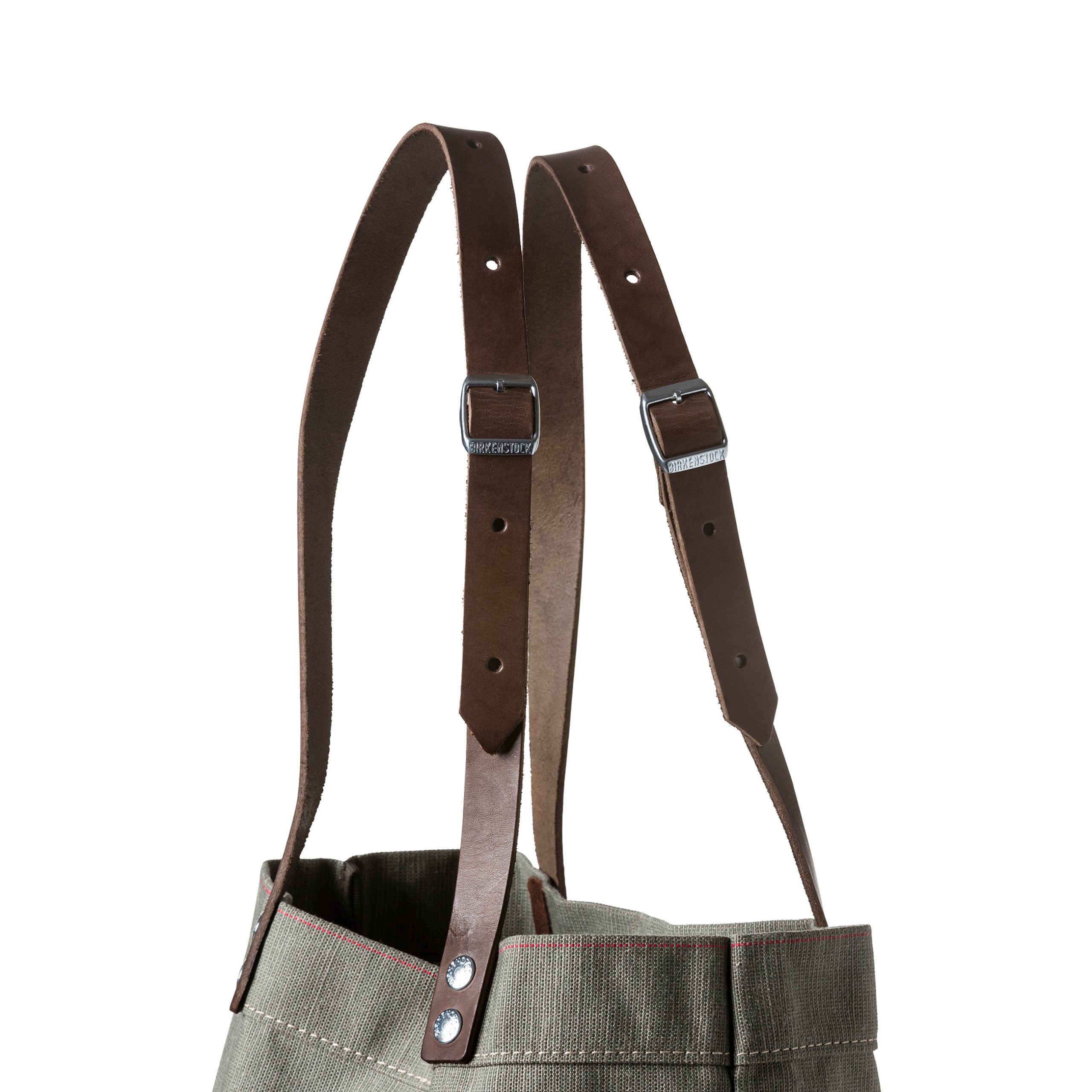 Cologne Bag Large Olive Green Canvas - Image 3