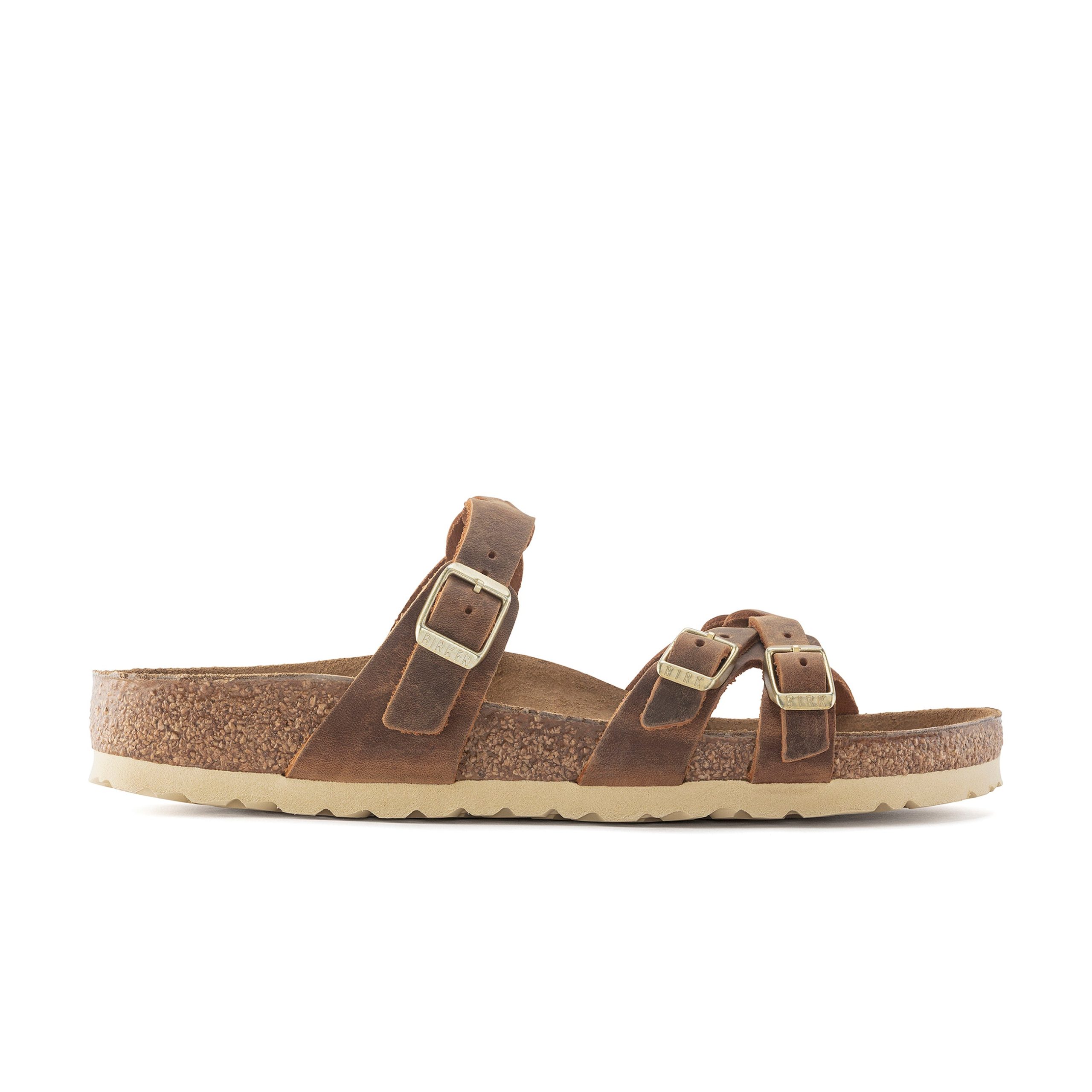 Franca Braided Cognac Oiled Leather - Image 2