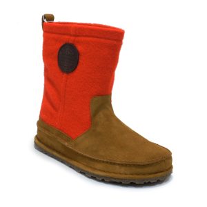 Lahti Mink/Flame Wool/Suede Leather