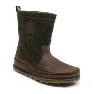 Lahti Roast/Forest Green Wool/Oiled Leather