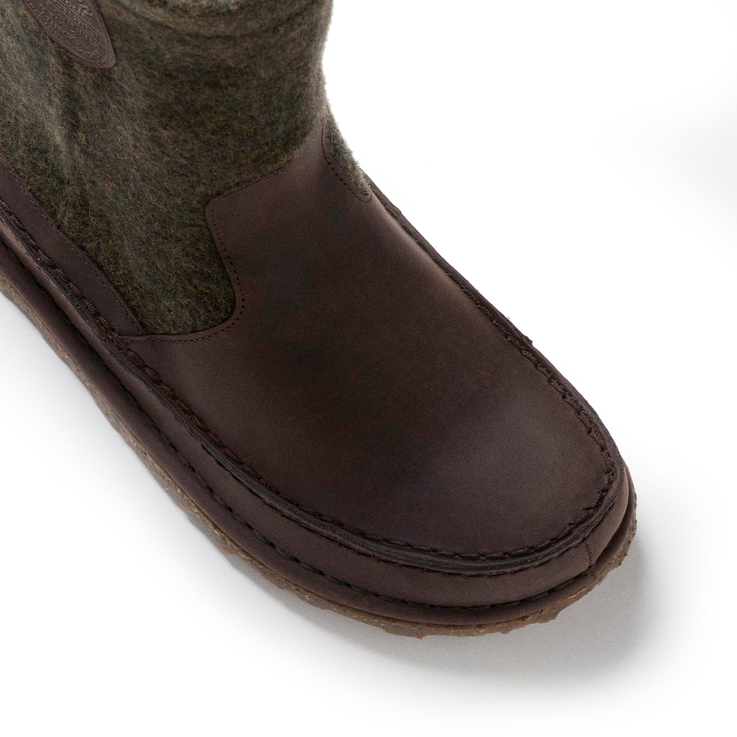 Lahti Roast/Forest Green Wool/Oiled Leather - Image 4