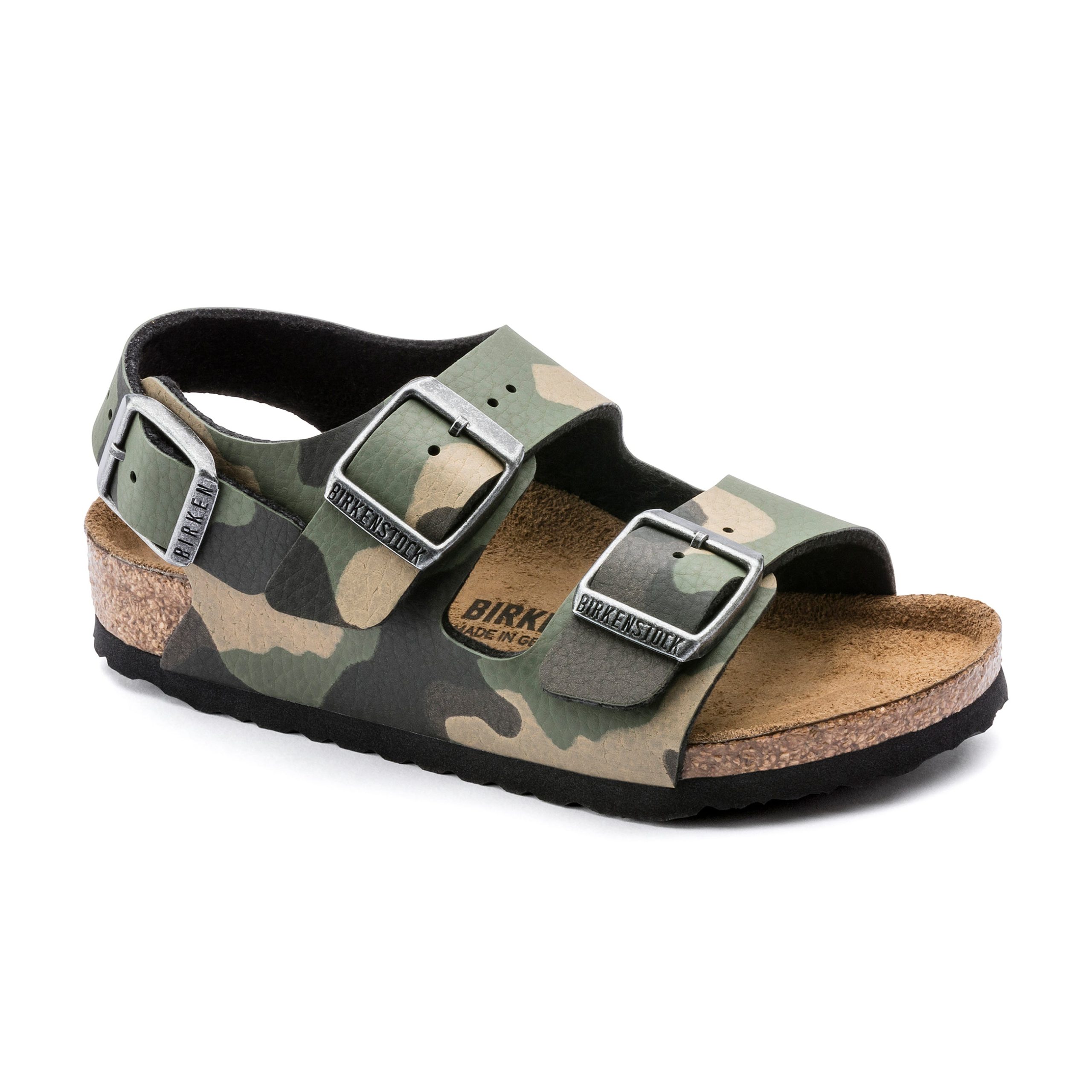 Milano Kids Desert Soil Camo Khaki Birko-Flor