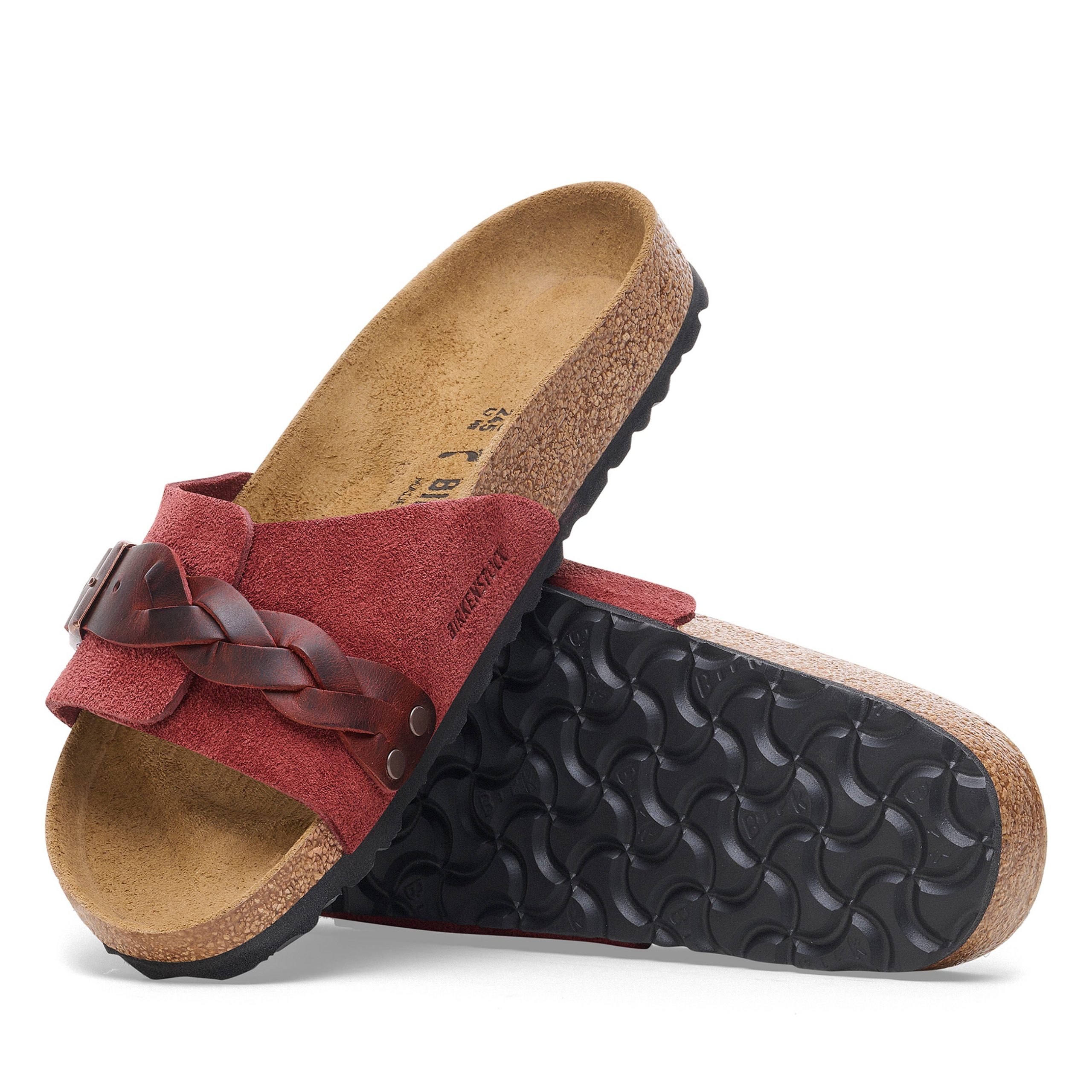 Oita Braided Zinfandel Suede Leather - Image 4