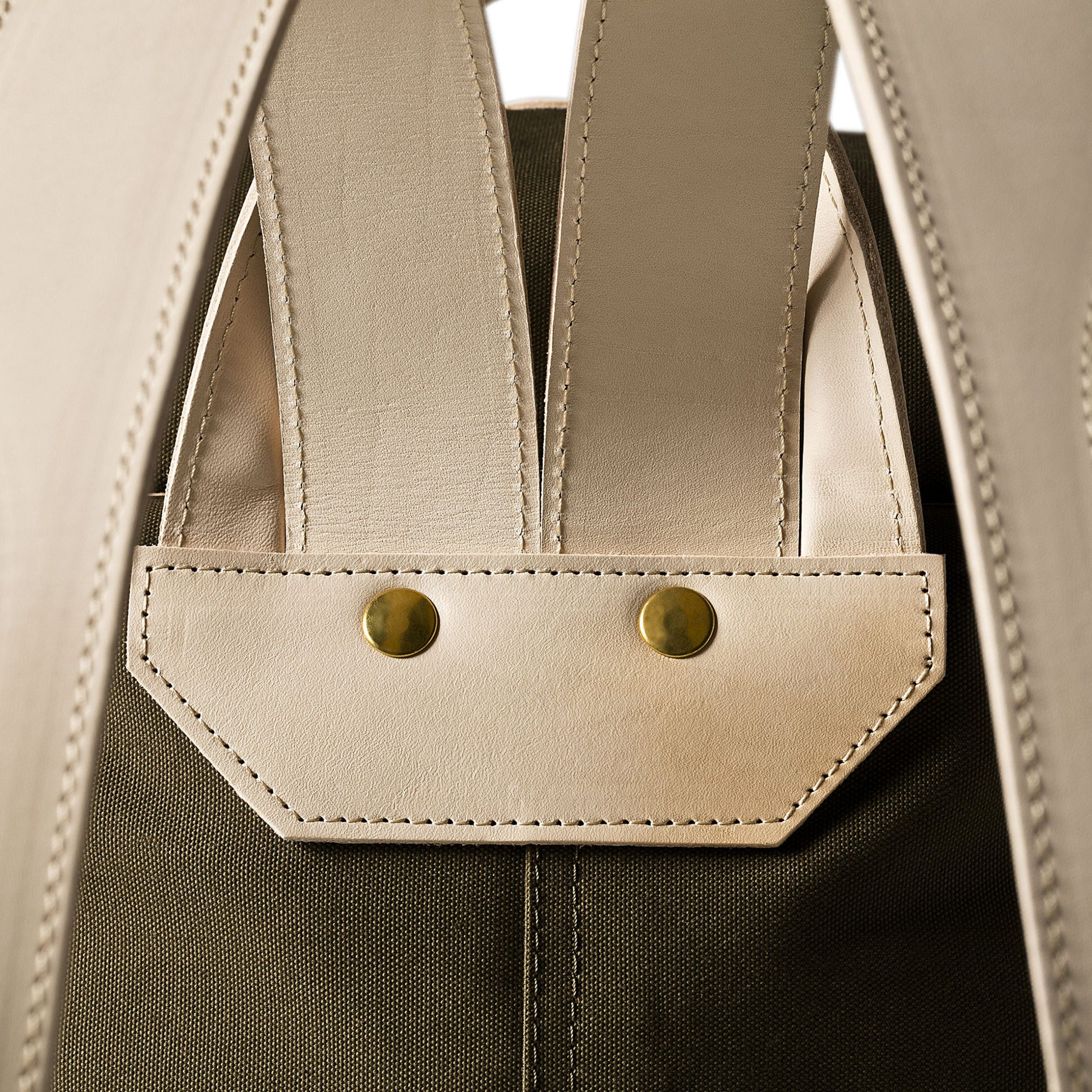 Oslo Bag Olive Green Canvas - Image 3