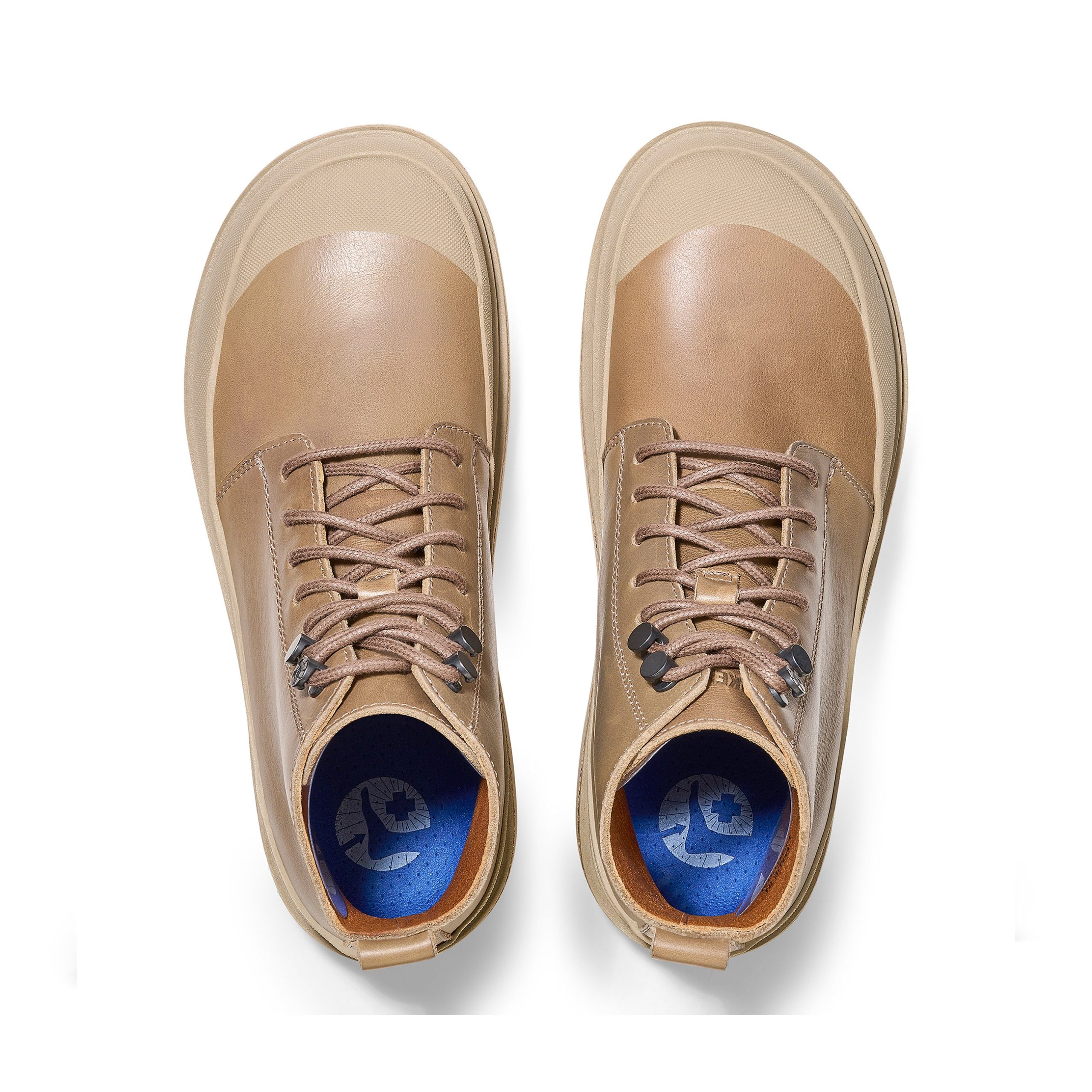 Prescott Mens Taupe Natural Leather - Image 3