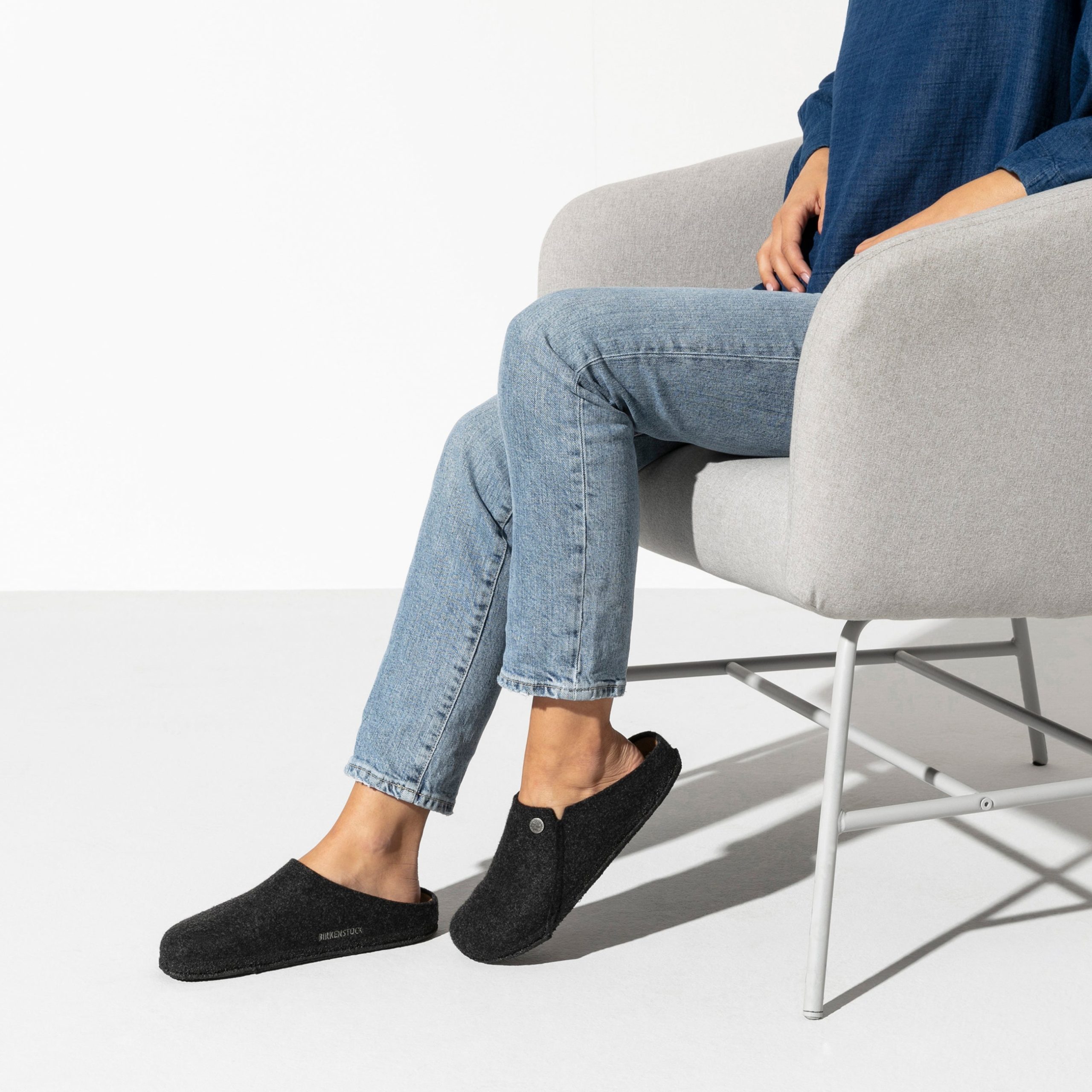 Zermatt Anthracite Wool Felt - Image 5