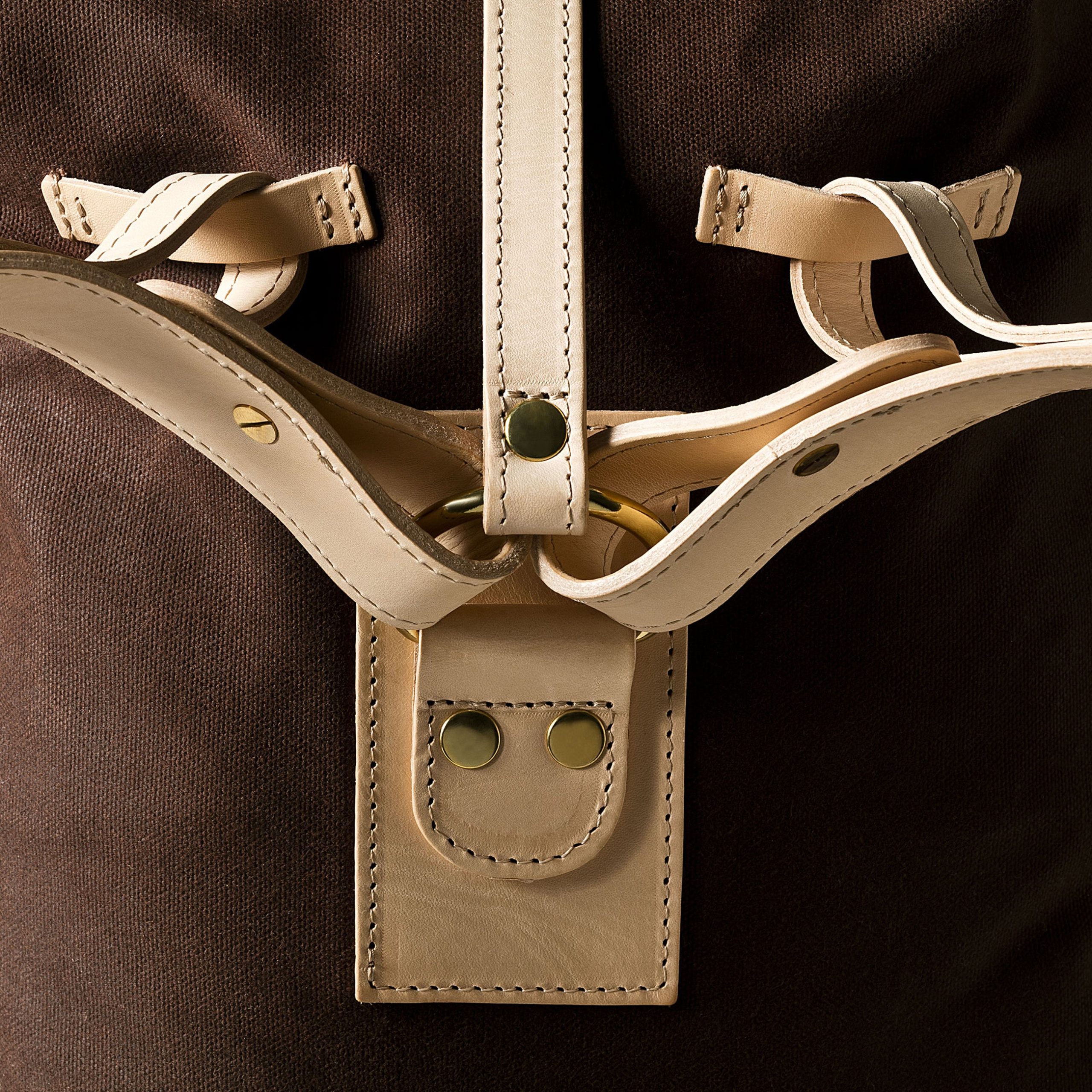 Zurich Bag Brown Canvas - Image 3